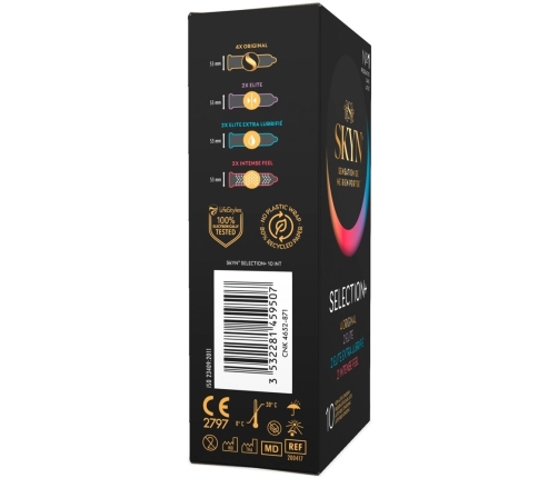 SKYN Selection+ Sensoprene Latex-Free Condom Variety Pack 10 pcs