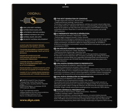 Manix SKYN Original 40pcs - Ultra-Thin Polyisoprene Vegan Condoms