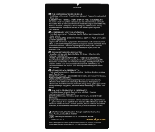 SKYN Close Feel 10 pcs - Ultra-Thin Latex-Free Intimate Protection