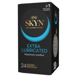 SKYN Extra Lubricated 24 pcs - Latex-Free Polyisoprene Condoms
