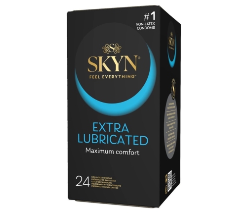 SKYN Extra Lubricated 24 pcs - Latex-Free Polyisoprene Condoms