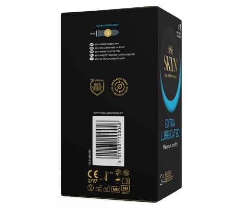 SKYN Extra Lubricated 24 pcs - Latex-Free Polyisoprene Condoms