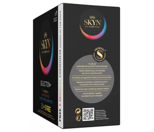 SKYN Selection+ Variety Pack 35 Latex-Free Vegan Condoms 53mm