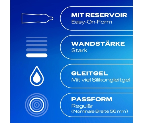 Durex Hautnah Latex-Free Condoms 16 pcs Polyisoprene Easy-on Shape