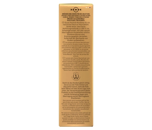 Durex Hautnah Ultra-Thin Anatomical Condoms 10-Pack 56mm