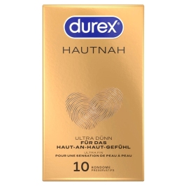 Durex Hautnah Ultra-Thin Anatomical Condoms 10-Pack 56mm