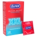 Durex Gefuhlsecht Extra Gross XXL 10 pcs - Large Anatomical Condoms 60mm
