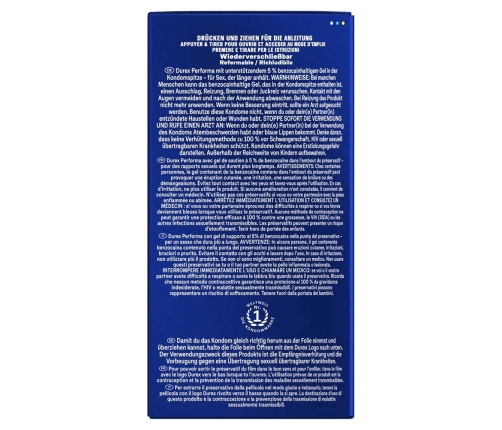 Durex Performa 40 pcs Advanced Comfort Prolonged Use Latex Condoms