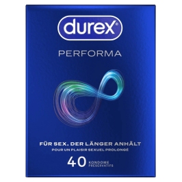 Durex Performa 40 pcs Advanced Comfort Prolonged Use Latex Condoms