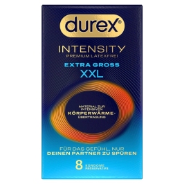 Durex Intensity Extra Large Nitrile Condoms 8 pcs - Latex-Free, 61 mm Durex Intensity Extra Large Nitrile Condoms 8 pcs - Latex-Free, 61 mm
