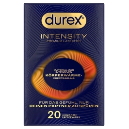 Durex Intensity Nitrile Ultra-Thin Latex-Free Condoms 20 Pack 56mm