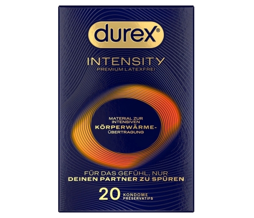 Durex Intensity Nitrile Ultra-Thin Latex-Free Condoms 20 Pack 56mm
