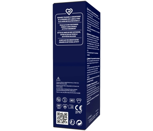 Manix Endurance 10-Pack - Extended Performance Latex Condoms 53 mm