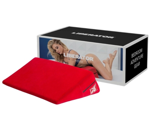 Liberator Wedge Red Ergonomic Intimate Support Cushion 61x35.5x18cm