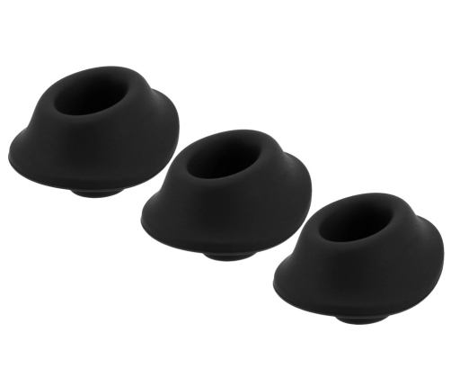 Womanizer Replacement Silicone Heads S Black 3-Pack for Premium Models