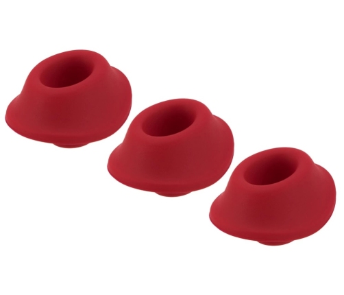 Womanizer Head Replacement Set S Red 3-Pack Silicone Accessories
