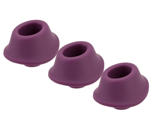 Womanizer Silicone Replacement Heads M Purple 3-Pack Universal Fit