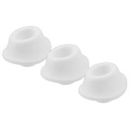 Womanizer Replacement Heads M White 3-Pack - Silicone Hygiene Caps
