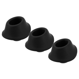 Womanizer Heads Black M 3-Pack - Replacement Silicone Caps 15mm