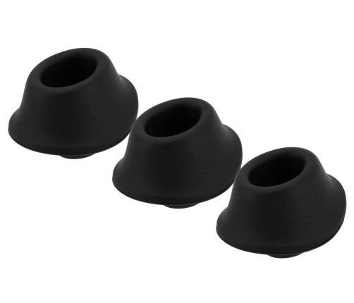 Womanizer Heads Black M 3-Pack - Replacement Silicone Caps 15mm