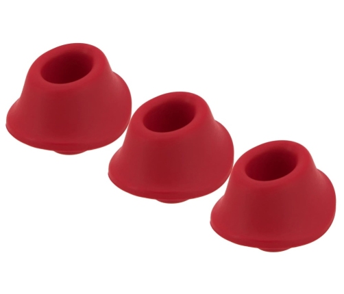 Womanizer W-Heads Set 3x Medium Red - Replacement Silicone Heads M