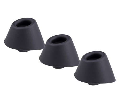 Womanizer W-Heads S Black Replacement Heads 3-Pack for Duo/Duo2/InsideOut