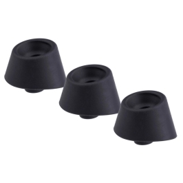 Womanizer Black Silicone Replacement Heads Size S - 3-Pack for DUO Series