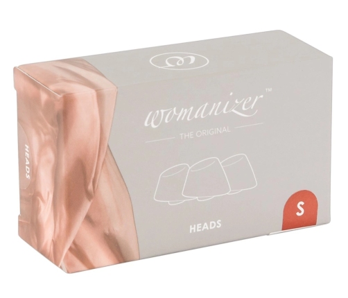 Womanizer Heads Duo Bordeaux S - Replacement Silicone Attachments, 3-Pack