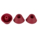 Womanizer Heads Duo Bordeaux S - Replacement Silicone Attachments, 3-Pack