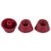 Womanizer Heads Duo Bordeaux M Replacement Attachments, 3-Pack, Silicone