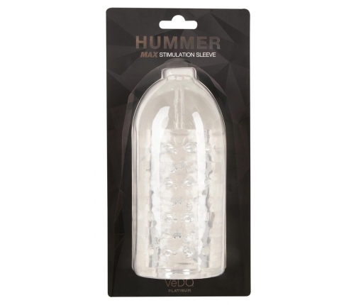 Hummer 2.0 Spare Sleeve Transparent TPE 15.7 cm Flexible Insert