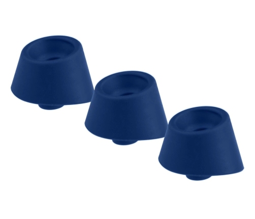 Womanizer Heads Duo Blueberry Size M 3-Pack Silicone Replacements