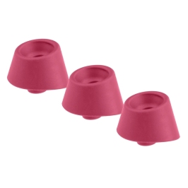 Womanizer Replacement Heads M Raspberry 3-Pack Silicone Hygienic 15mm