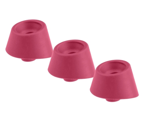 Womanizer Replacement Heads M Raspberry 3-Pack Silicone Hygienic 15mm