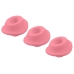Womanizer Heads S Replacement Set 3pcs, Silicone, Pink, Size S