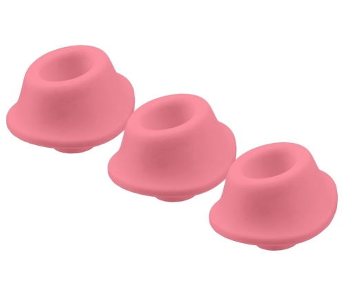 Womanizer Replacement Silicone Heads M 3-Pack Rosa - Accessory for Premium Series