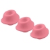 Womanizer Replacement Silicone Heads M 3-Pack Rosa - Accessory for Premium Series