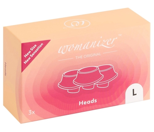 Womanizer Heads Replacement Set L White 3-Pack Silicone Accessory