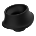 Womanizer Replacement Heads Pack 3x Black L - Silicone, Size L, 23mm