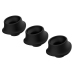 Womanizer Replacement Heads Pack 3x Black L - Silicone, Size L, 23mm