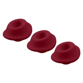 Womanizer Heads 3-Pack Size S Bordeaux Silicone Replacement Set