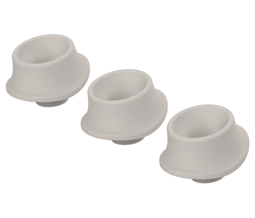 Womanizer W-Heads L Grey Attachment Set 3 pcs Silicone Accessory
