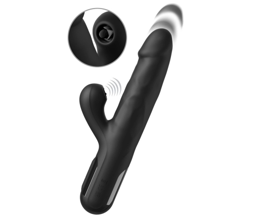 Fetish Fantasy Series Sonix Silicone Thruster Black - Multi-Function System