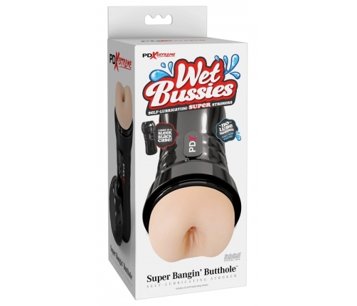 PDX Extreme Wet Bussies Model Intimate System, 20.8 cm, Black