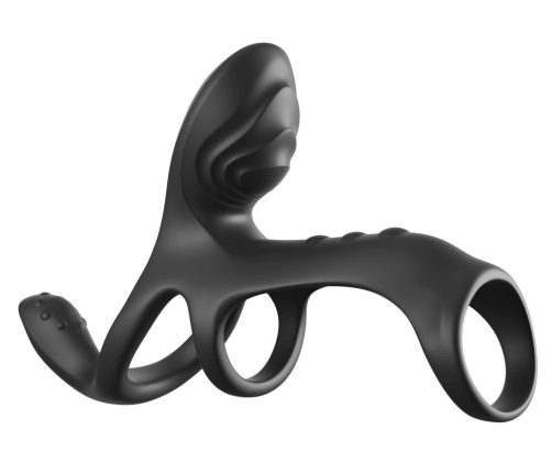 Fantasy C-Ringz Ultimate Couples Cage Max Black Silicone Intimate System