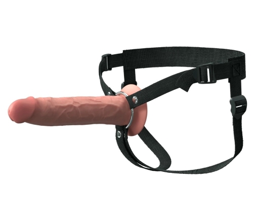 Fantasy X-TENSIONS FXTE 9'' Hollow Dual System Adjustable Strap-On Black