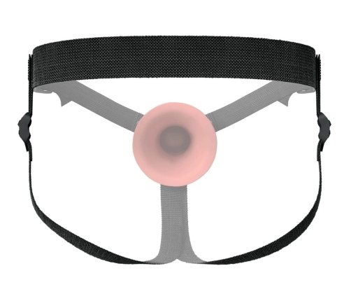 Fantasy X-TENSIONS FXTE 9'' Hollow Dual System Adjustable Strap-On Black