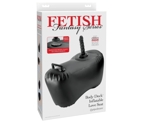 Fetish Fantasy Series Body Dock Inflatable Support Seat with Silicone Attachment