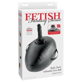 Fetish Fantasy Series Body Dock Inflatable Support Ball + Platinum Attachment