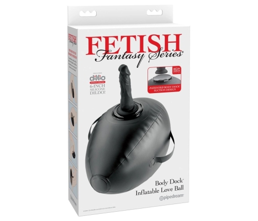 Fetish Fantasy Series Body Dock Inflatable Support Ball + Platinum Attachment